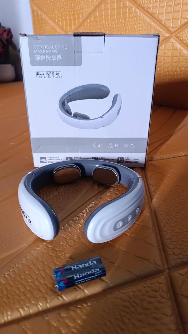 2 Heads Smart Electric Neck and Back Pulse Massager (1 Pc / Mix Design) 2 Heads Smart Electric Neck and Back Pulse Massager (1 Pc / Mix Design)